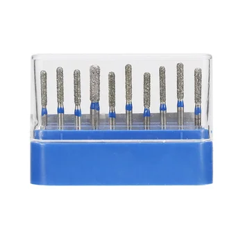 

New 10Pcs Dental Diamond Burs Drill 1.6mm High Speed Handpiece Teeth Whitening Product For Polishing Smoothing