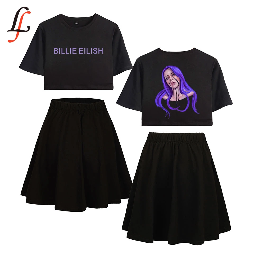 Женский пляжный комплект из 2 предметов Billie Eilish вечерние комплекты с платьем