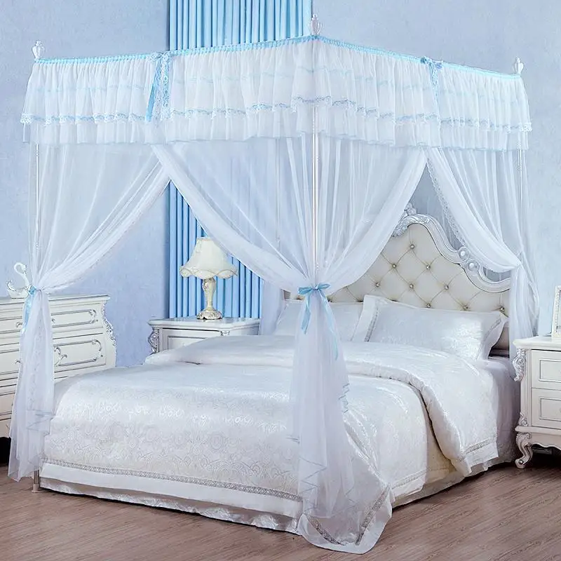 Siatka Moskitiera Baldachin Dekoration кровать занавеска для девочек Детская комната Cama Dossel Mosquitera Klamboe навес Cibinlik москитная сетка - Цвет: Version A