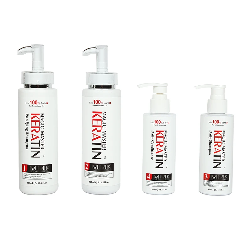 Tratamento + Purificante Frisado + Pente sem Formalina Magia Mestre Queratina Shampoo Daliy Condicionador Endireitar Cabelo Livre & 15 Sem formalina magia mestre queratina tratamento +