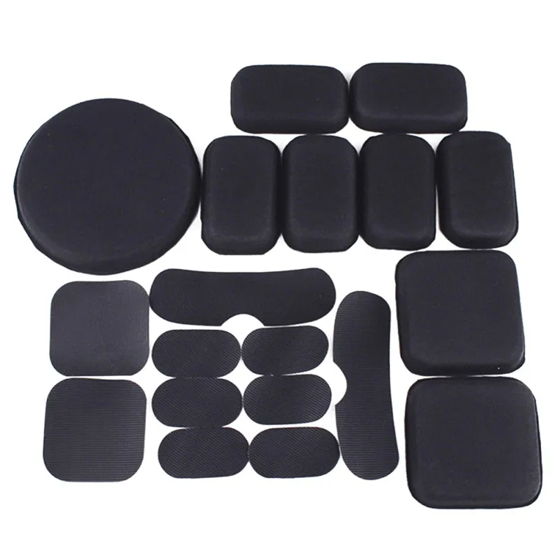 

19Pcs/set Combat Paintball Airsoft Tactical Military Helmet Pads Hunting Helmet Protective Pad EVA