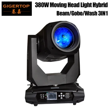 Kopen TIPTOP Stadium Licht 380 w Moving Head Licht 3IN1 Sharpy Beam Niet Waterdicht 18R Lamp SPOT WASSEN BEAM hybrid Zoom Focus RDM DMX Voegen