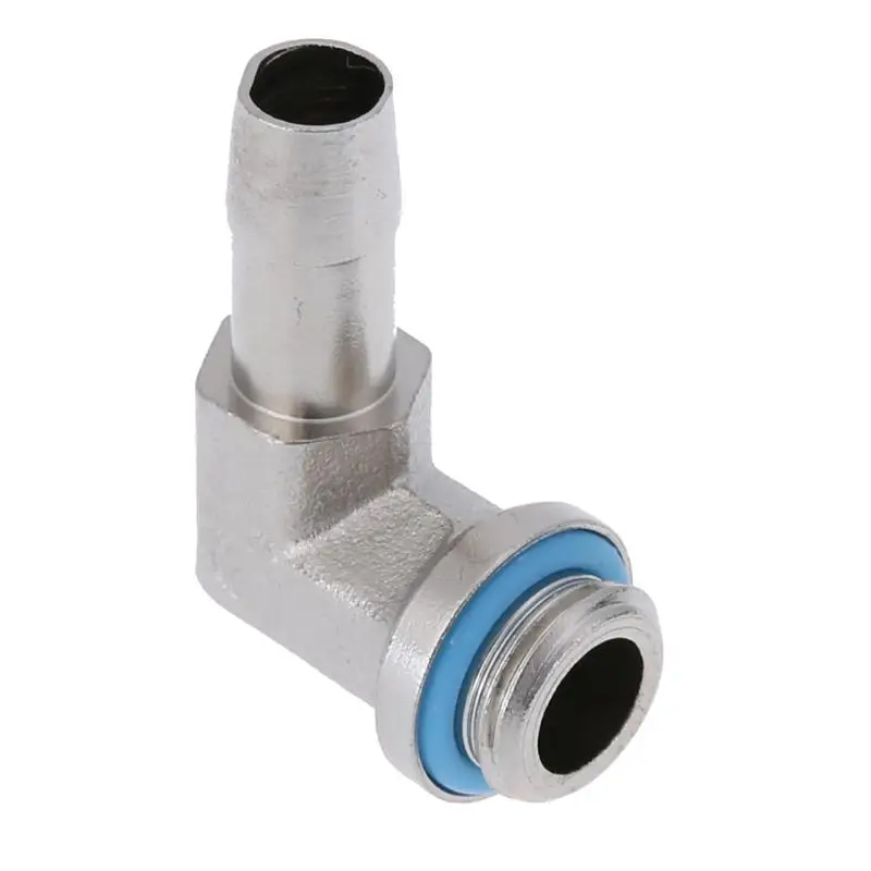 

9mm OD PC Water Cooling System Part G1/4 Thread 90 Degree Elbow Pipe Connector Computer Components Cooling Accessories