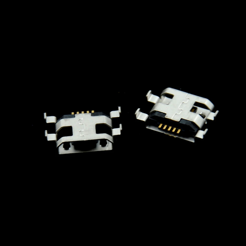 

20pcs Mini USB repair mobile tablet Tail plug 5pin heavy plate B type Female Jack Micro USB Connector For Mobile