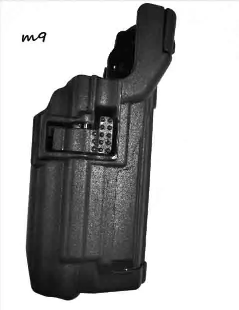 Тактический LV3 кобура для пистолета охотничий военный Glock 17 18 Beretta M9 1911 P226 USP светильник носильщик компактный поясной ремень кобура - Цвет: m9