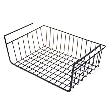 

40x25x14cm Wrap Kitchen Organizer Holder Shelf Basket Wire Pantry Rack Storage