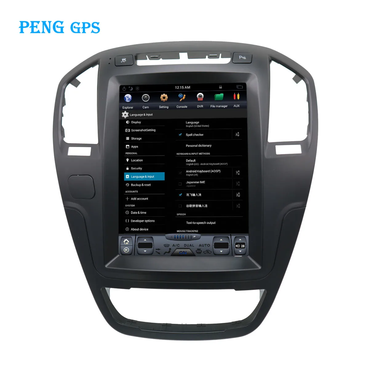 Best Android 7.1 Tesla Vertical Screen Car GPS Navigation for Opel Insignia Vauxhall Holden/Buick Regal 2009-2013 1080P multimedia 3