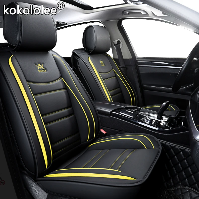 Кожаный чехол для автомобильного сиденья kokololee volkswagen gol ford galaxy peugeot 107 lifan solano lexus
