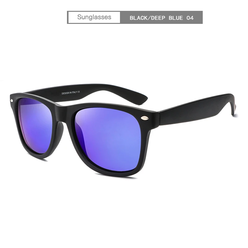 MUZZ высококачественные солнцезащитные очки с шипами, мужские камуфляжные оправы, очки, стиль, поляризованный отражающий покрытие, квадратные мужские прямоугольные очки UV400 - Цвет линз: C5