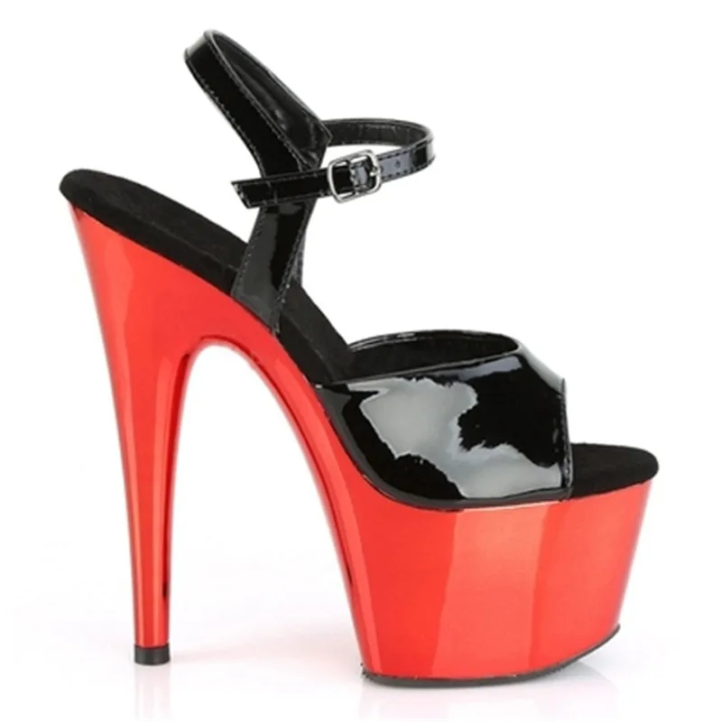 Обувь для танцев на шесте и сандалии на высоком каблуке 15 см ультратонкая женская обувь для ночного клуба пикантные модельные сандалии