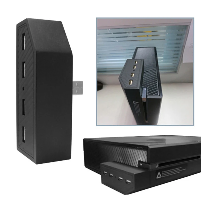 

New Hot 4 USB Ports Expansion HUB Adapter Splitter for Microsoft Xbox One Free Shipping