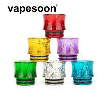 

6pcs High Quality 810 Drip Tip Resin Vaper Mouthpiece for TFV8 Atomizer RDA RTA E Cig Vaporizador Mod Vape Accessories