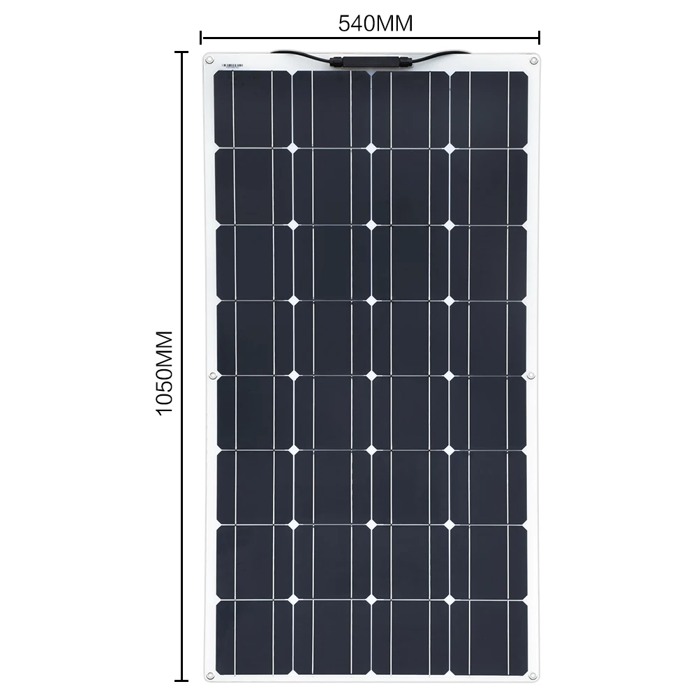 Boguang Brand Solar panel 2 шт. 100 Вт 200 Вт Гибкая солнечная панель модуль системы RV Автомобиля Морской лодки домашнего использования 12 В/24 В DIY комплект солнечной панели s painel sol панель