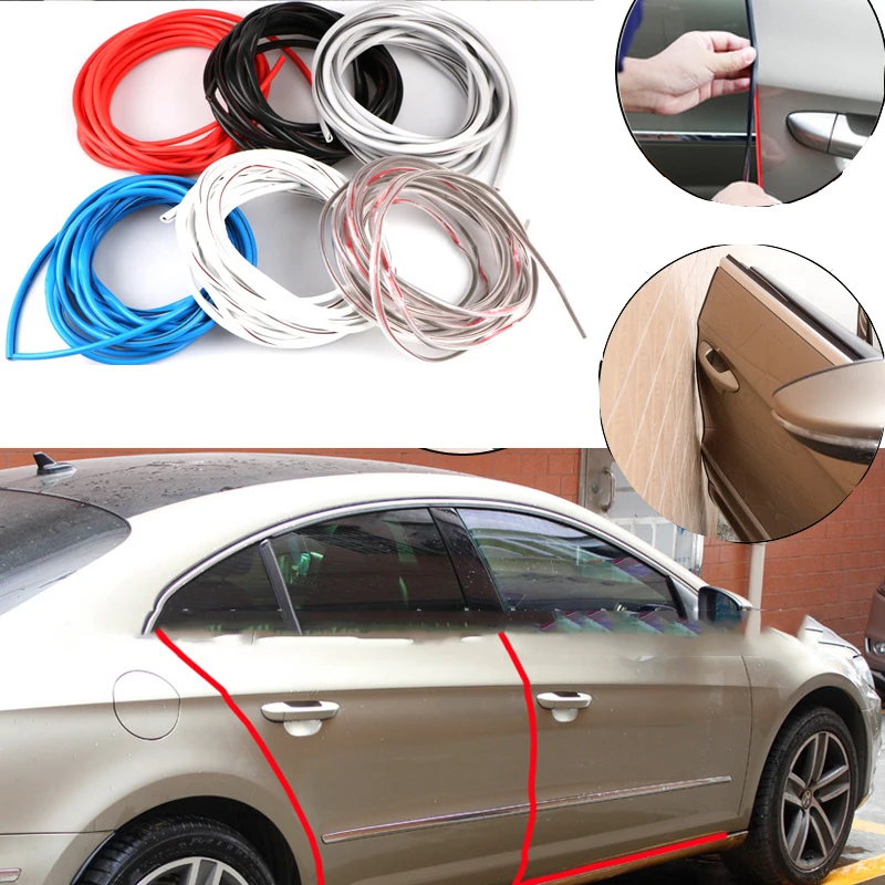 

5M Car Styling Edge Guards Trim Strip Accessories For Opel Astra H G J Corsa D C B Insignia Zafira B Vectra C B Mokka Vectra OPC