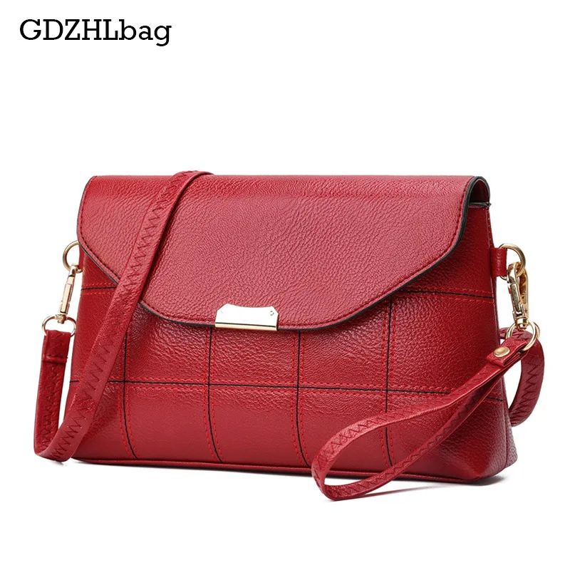 GDZHLbag High Quality Leather Small Women Bags Designer Women Messenger Bag Handbags Ladies Flap