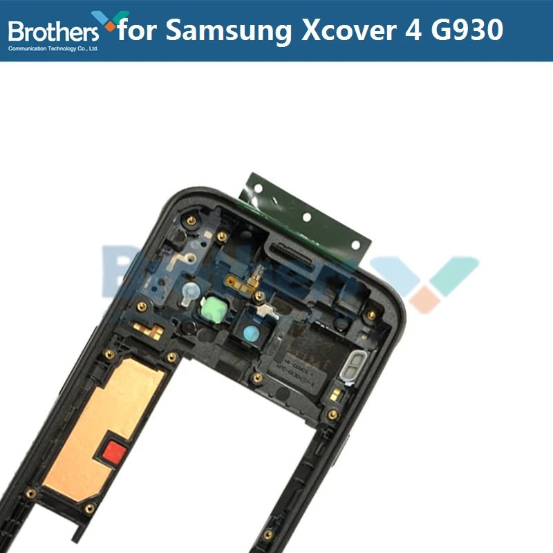 Полный корпус для samsung Galaxy Xcover 4 G390 средняя рамка с кнопками для объектива камеры для samsung G930 задний Чехол