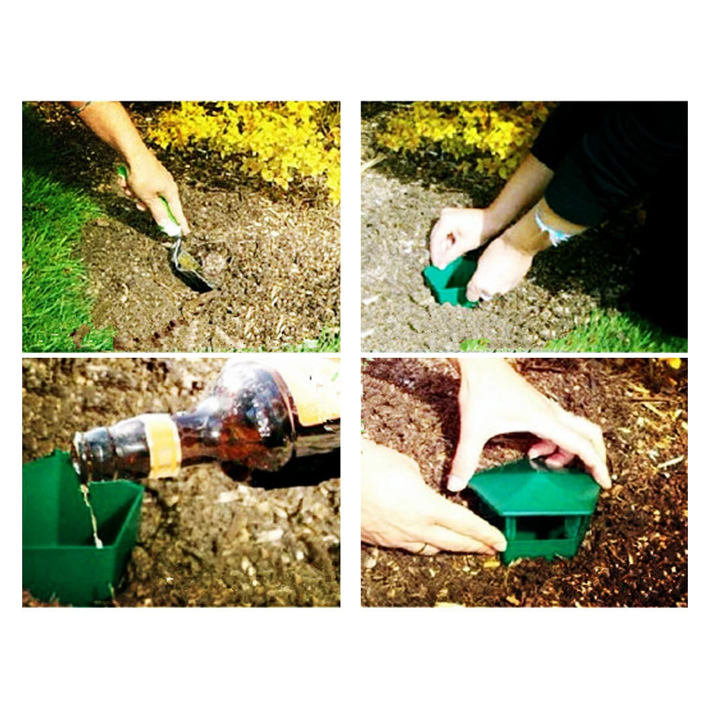 4Pcs Eco-friendly Snail Cage Snails Catching Trapper Slug House, Simple structure, easy to use
