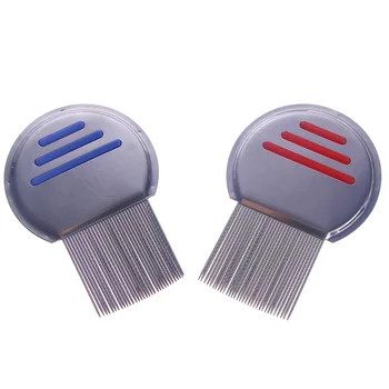 

1PC Stainless Steel Terminator Lice Comb Nit Free Kids Hair Rid Headlice Super Density Teeth Remove Nits Comb