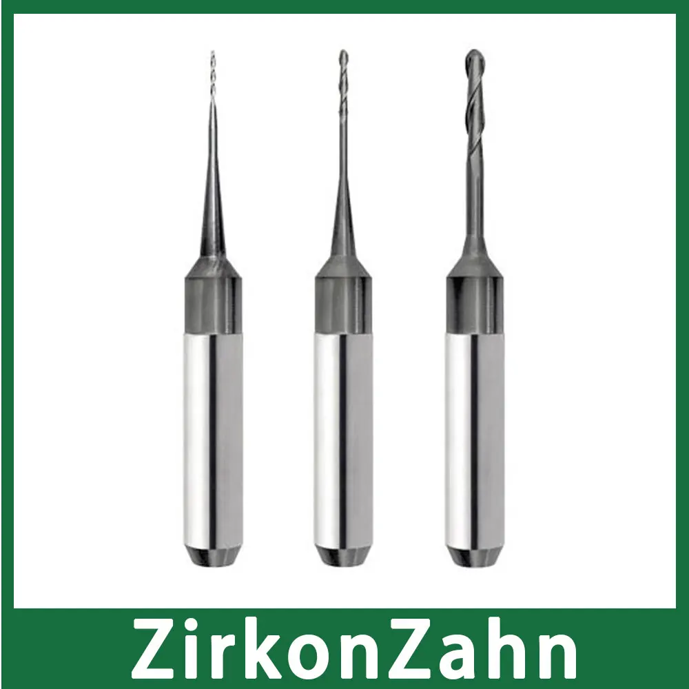 

ZirkonZahn 6mm Shank M1 Milling Bur DLC Coat Special for Milling Zirconia Material