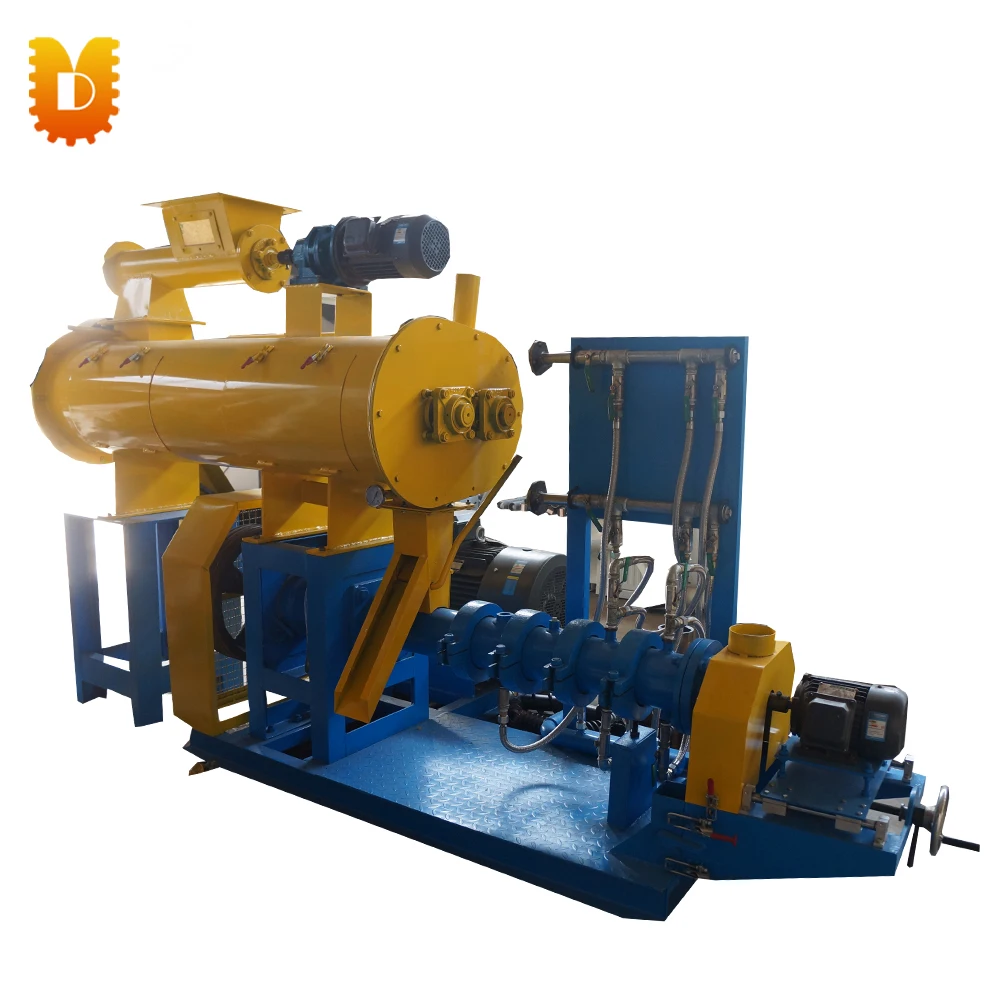 

500-600kg/h Wet Way Floating Fish Feed Pellet Machine/Extruder For Animal Feed