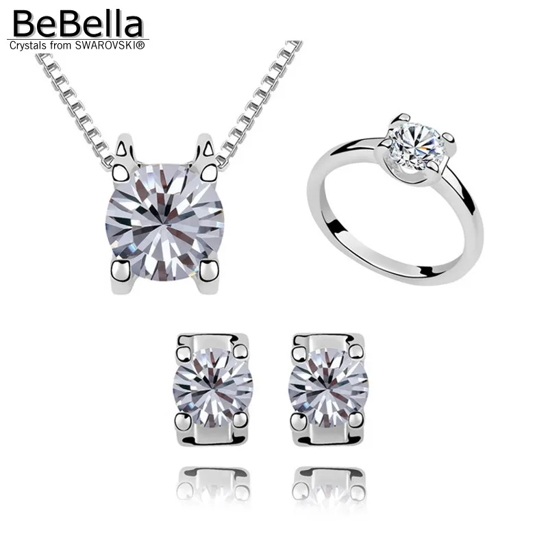 Лазерная защита на камнях! Комплект из колье и серёг с кристаллами|jewelry sets|jewelry sets