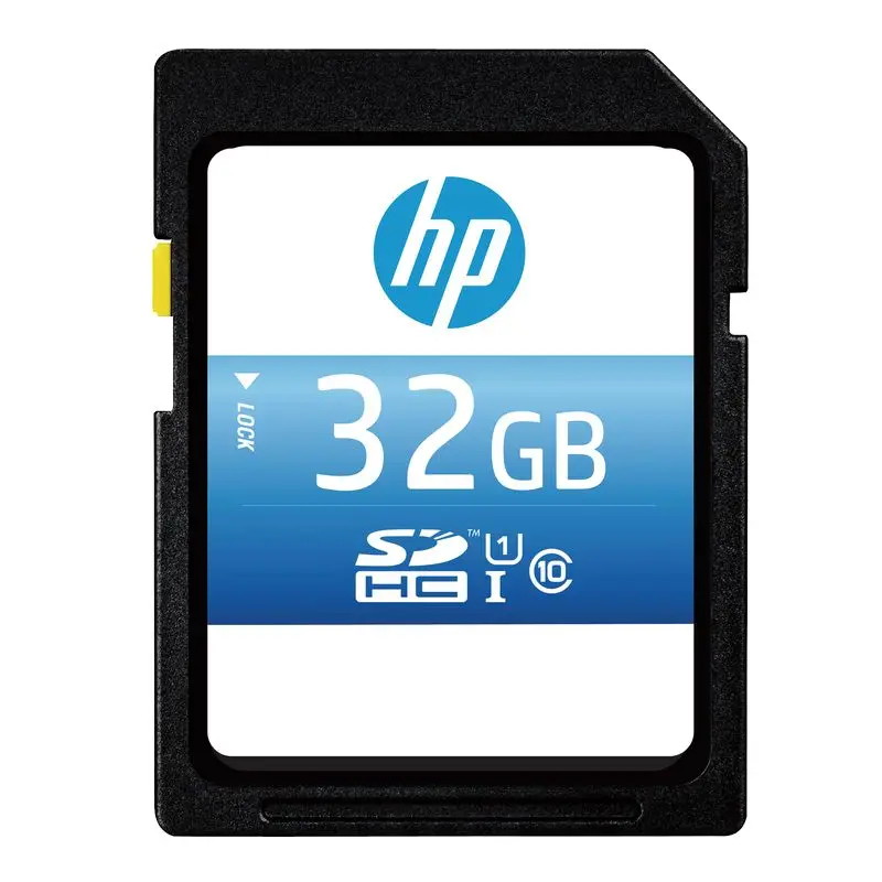 Hp SD карта, 16 ГБ, 32 ГБ, 64 ГБ, 128 Гб Карта памяти SDHC/SDXC UHS-I U1 90 МБ/с. Kaart cartesd sd-карта 32 GB 4 K HD Камера карты - Емкость: HP-SD-U1 64G