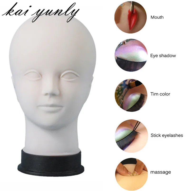 

1PCS Mannequin Makeup Practice Model Head Female Head Model Wig Display Head Model Free Shipping Wholesale Drop Shipping J12