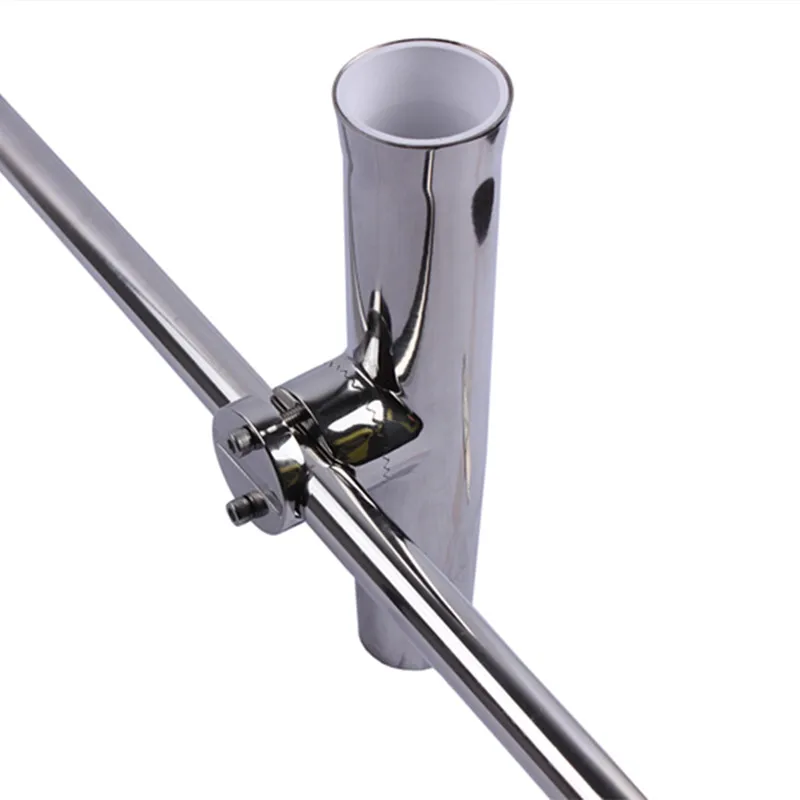 Marine Boat Fishing Rod Holder Stainless Steel Clamp-on 7/8-1 Rail Marine Rod Pod