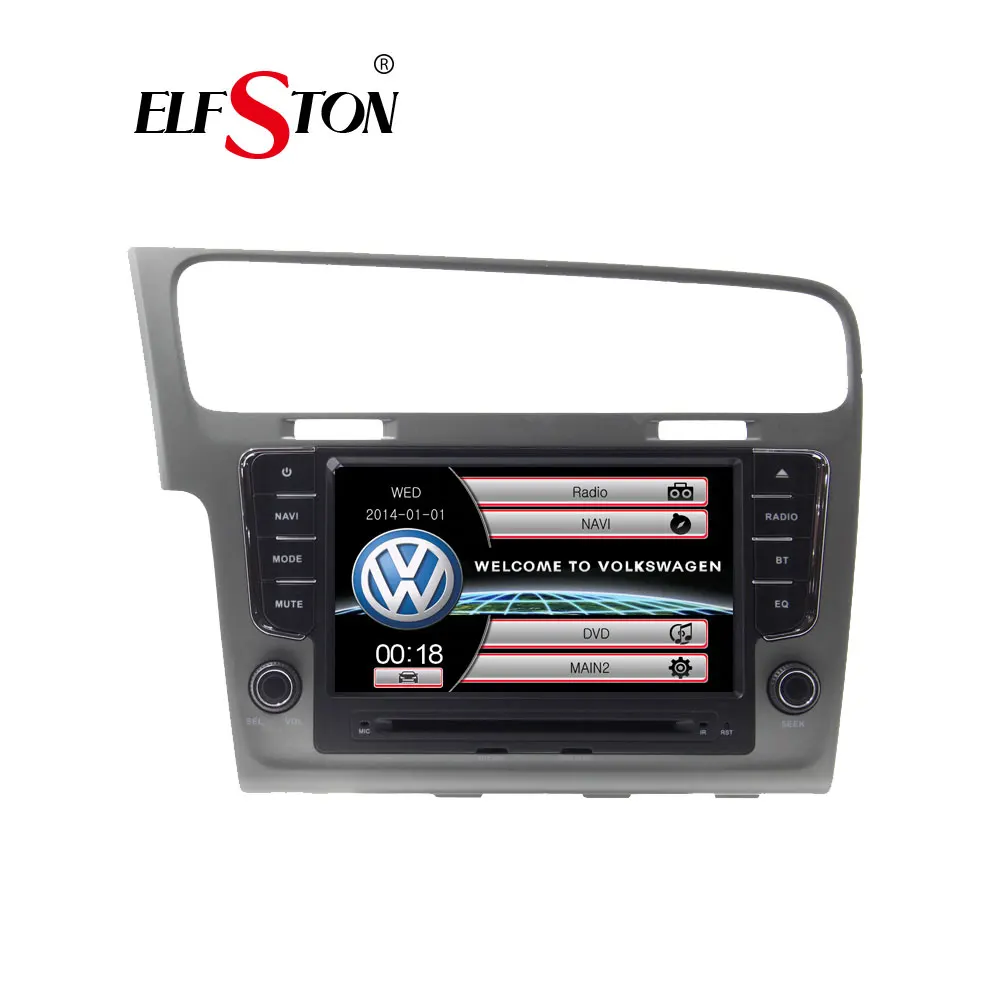 2 din 8&quot Original UI car multimedia player dvd radio for VW golf 7 2013-2015 with GPS Navi CD MP3 Bluetooth hands free Can-Bus |