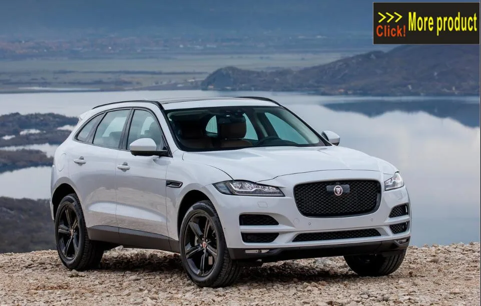 2*ABS Matte Rear Bumper Fog Lamp Cover Trim Fit Jaguar F-PACE XFL 2017 2018 SUV