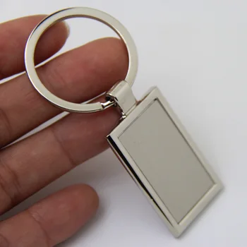 

100Pcs Blank Circle Metal Key Chain Promotion Keyring Gift Customize Logo Print Key Tags- Free Shipping