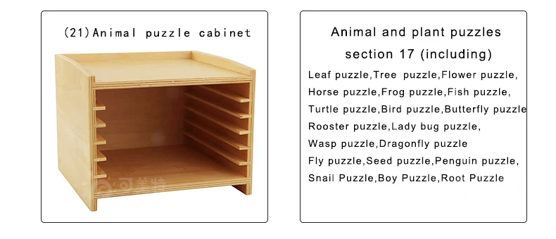 3D головоломки с изображением животных головоломки доска для детей игрушки Монтессори детей Растения развивающие учебные пособия