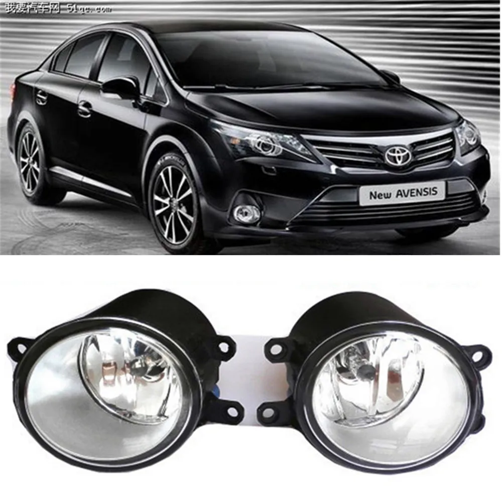 

For TOYOTA AVENSIS Saloon ZRT27 ADT27 2009-2013 high brightness Front bumper halogen fog lights Car styling