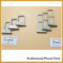 Noir/Or/Argenté D’origine Carte SIM Plateau Support de Logement Pour Samsung Galaxy Note 5 Singe/Double Haute Qualité