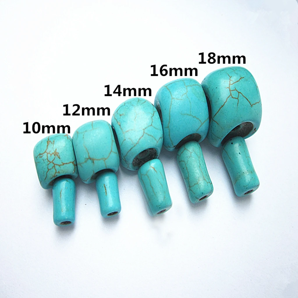 

1Set-2Pcs-Tibet sky Blue stone Buddhist Buddha Head Beads Finding-DIY