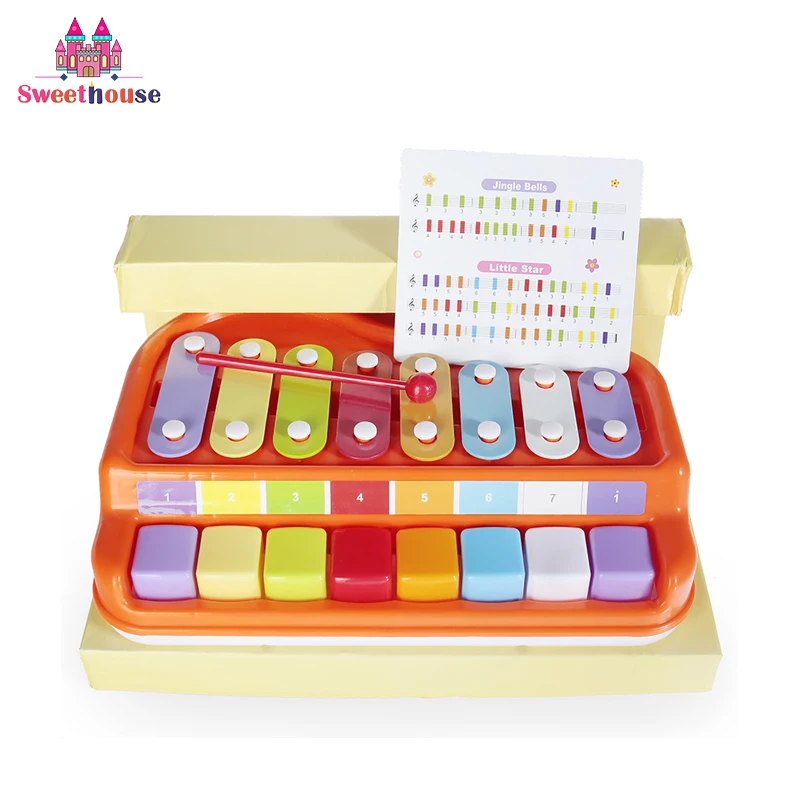 Buy 2 in 1 Baby Xylophone Piano 8 Note Music Toys