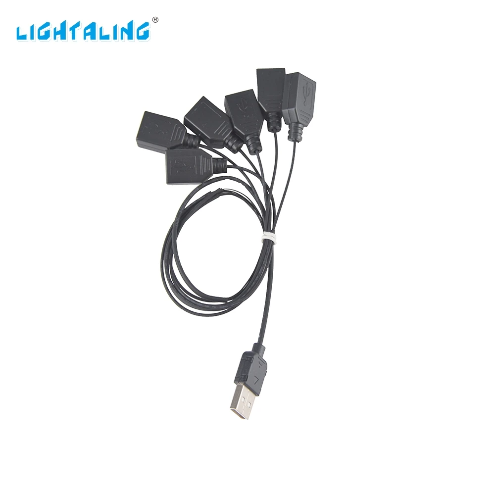 Светильник aling, высококачественный светильник, аксессуары, черный, от одного до семи, USB порт, светодиодный светильник, комплект, 10220, 10260, 10255, 42083