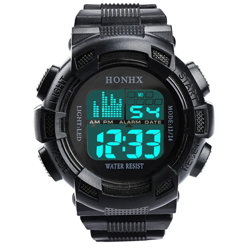 

Brand Mens Sports Watches Dive 50m Digital LED Analog Quartz Alarm Date Sports Wrist Watch Casual Military Electronics Watch