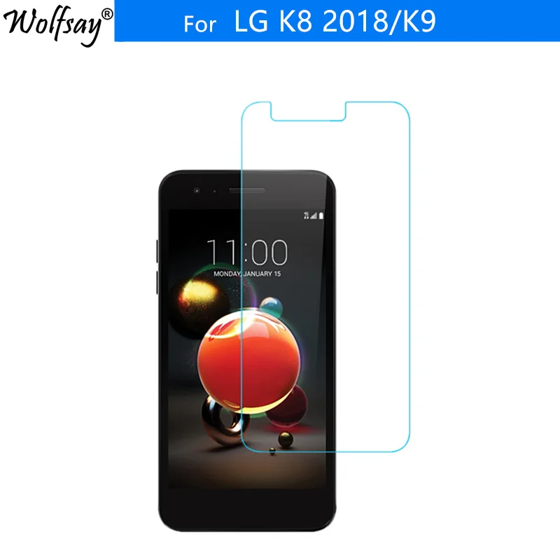 

2PCS For Screen Protector LG K9 Tempered Glass 9H Toughened Protective Glass For LG K9 / LG K8 2018 / LG Aristo 2 Glass X210 5