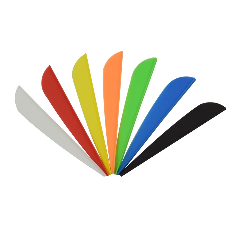 

100 pcs 4 inch Archery Vane Plastic TPU Fletching Vanes for DIY Arrows Archery Arrow Feather Free Shipping