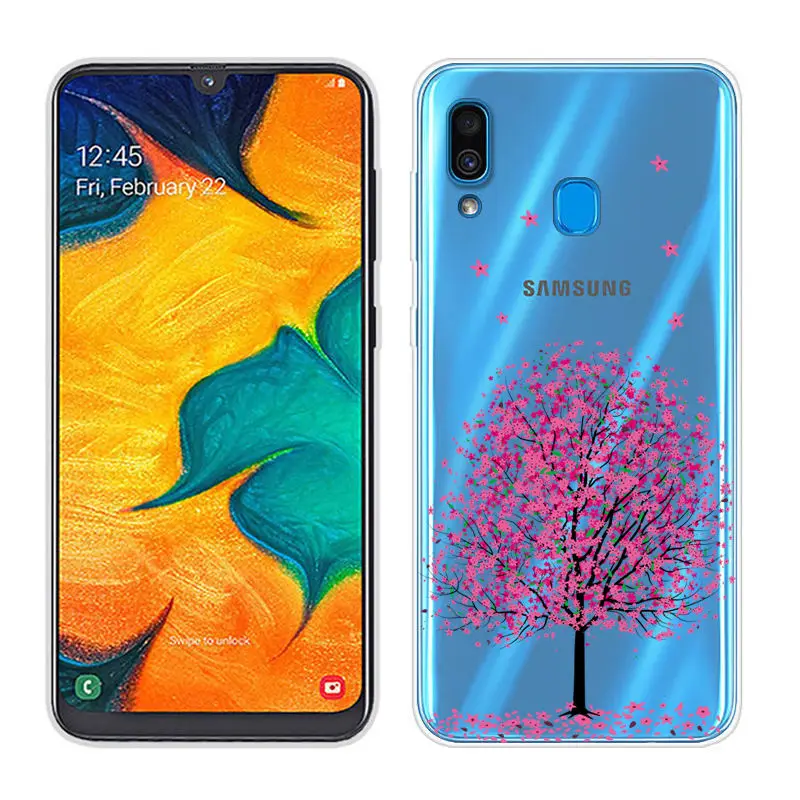 Soft TPU Case for Samsung Galaxy A40 A30 Clear Silicone Back Phone Case for Samsung A50 A10 Cover for A60 A70 SAM-A505F Fundas (25)