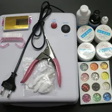 Комплект гель-лака с 36 Вт белая УФ лампа Гель-лак отверждения Сушилка светильник акриловый УФ-дизайн ногтей комплект MS122