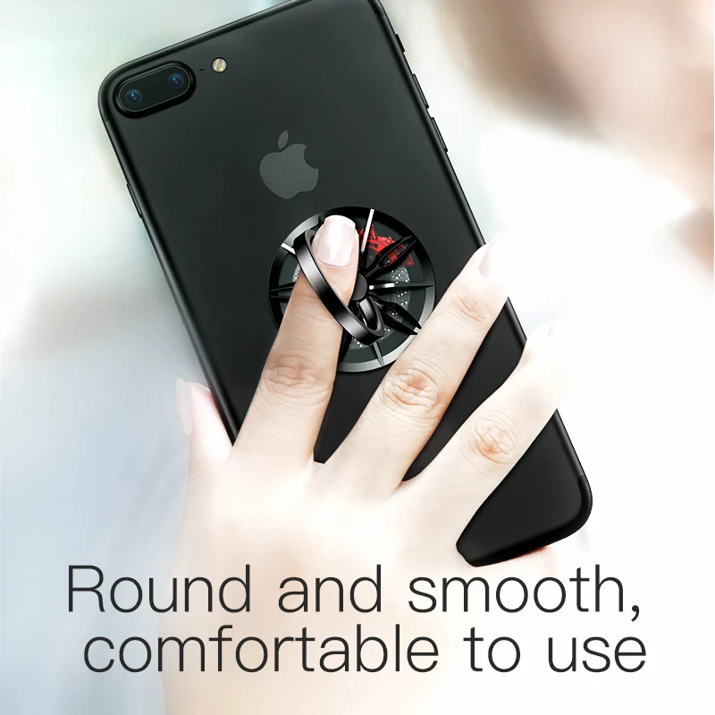Baseus Universal Fidget Spinner Finger Ring Holder 360 Degree Metal Spinner For iPhone 7 6 Samsung S8 Tablet Smartphone Bracket