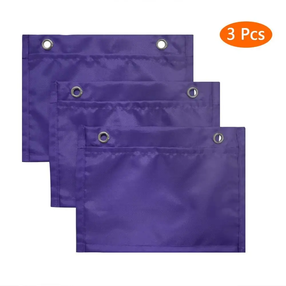 Godery Магнитная Handy пакеты для хранения 3 шт. для доски Классная доска Office для дома организации класс карман диаграммы - Цвет: Purple