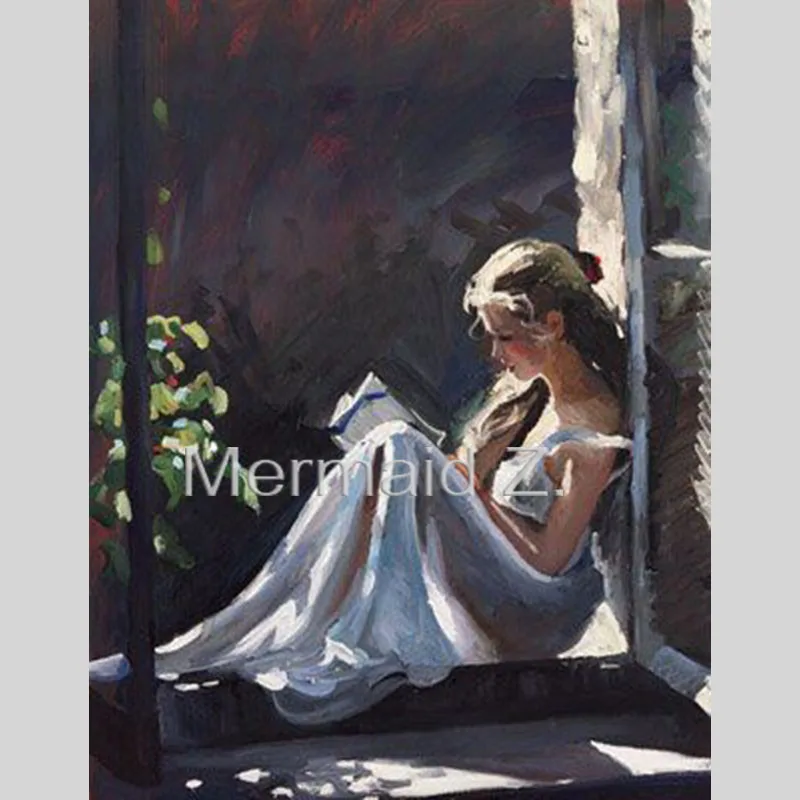 Художник Sherree Valentine Daines.. Картина девушка. Девушка у окна картина. Девушка с книгой картина маслом.