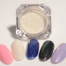 Box of 1g Shining Glitter Candy Powder Colorful Powder Manicure Nail Art Glitter Powder DIY Nail Chrome Pigment Nail Decoration