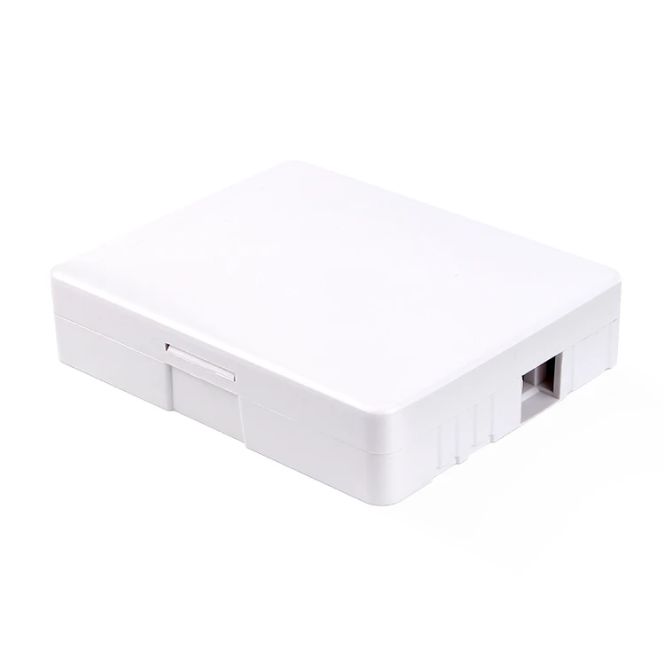 

High Quality fiber optic faceplate 2 port FTTH terminal box 2 core SC flange table terminal box fiber faceplate