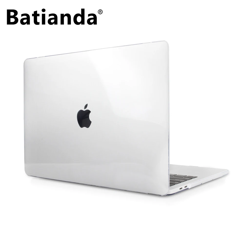 Crystal Frost Clear Hard Rubberized Laptop Case + Keyboard Cover For