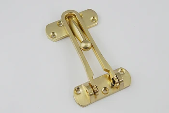 

Zinc alloy security Door guard anti-theft fastener bolts golden color with screw HM61