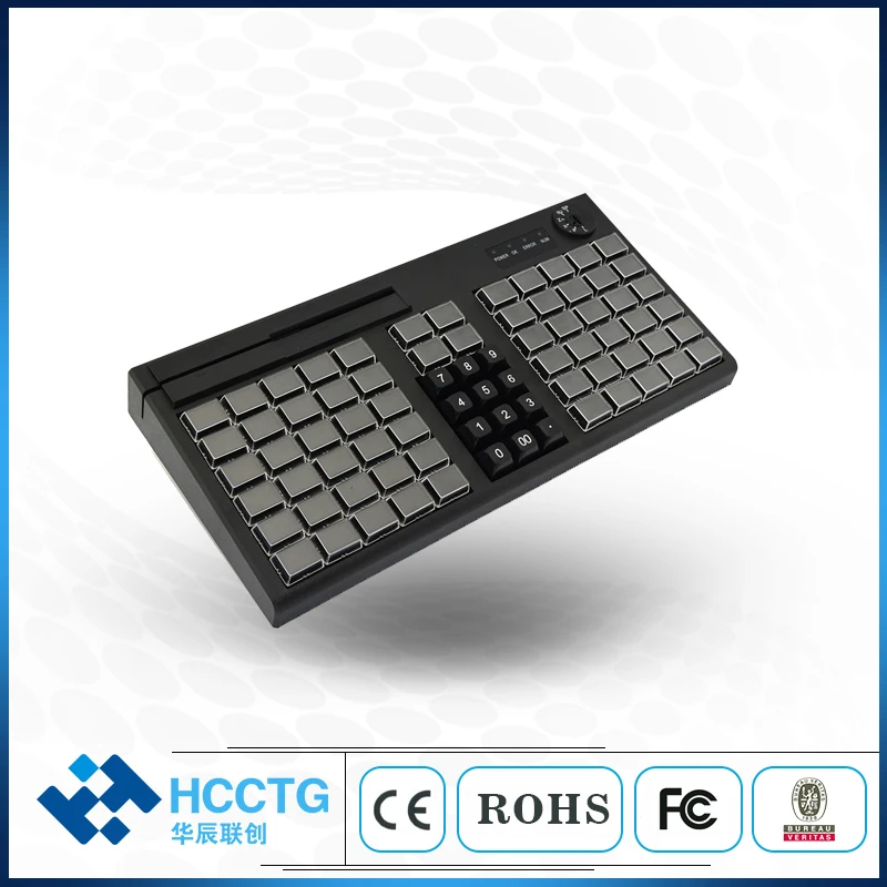 Мембрана 76 ключевой программирующий клавиатура pos с считыватель магнитных карт KB76M